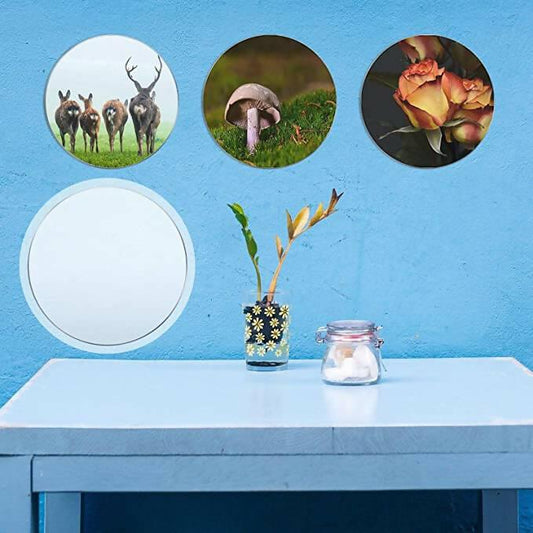 4 pieces Circle Clear Acrylic Sheet - ValueBox