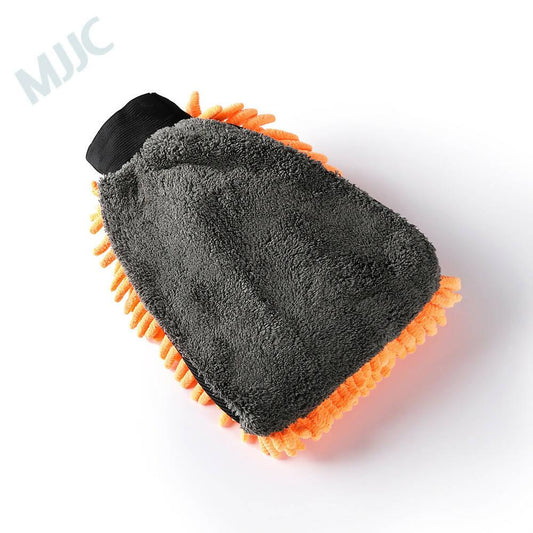 Mjjc Microfiber And Chenille Wash Mitt With Waterproof Liner Inside