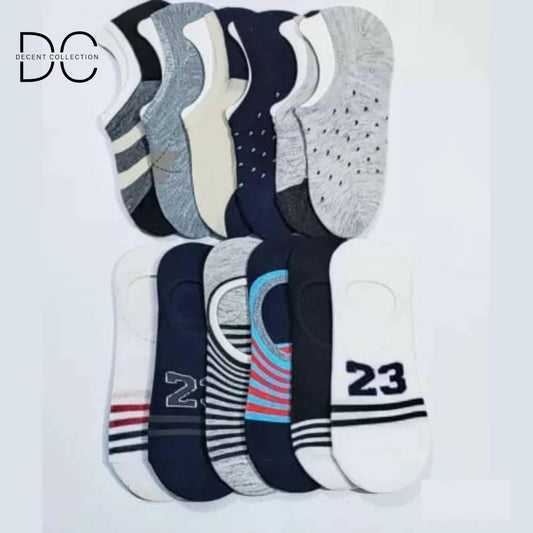 Pack Of 3 Pairs Loafer Socks/ Khosa Socks For Men Women Invisible No Show Socks Random-Colors Random-Design Low Cut Socks