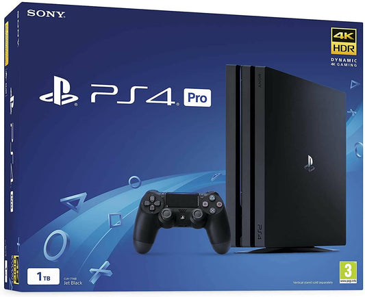 Sony PlayStation 4 Pro PS4 Pro 1TB HDD Official 1 Wireless Controller with all Accessories - ValueBox