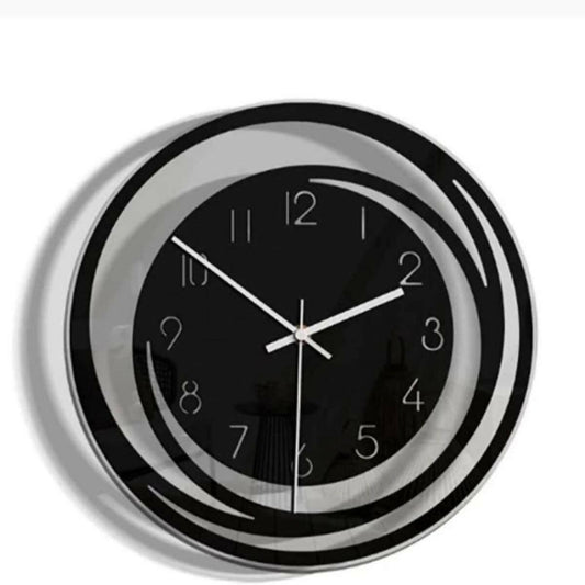 Wooden Wall Clock Creative Fashionable Nordic Style Battery Operated Digital Clock - ValueBox