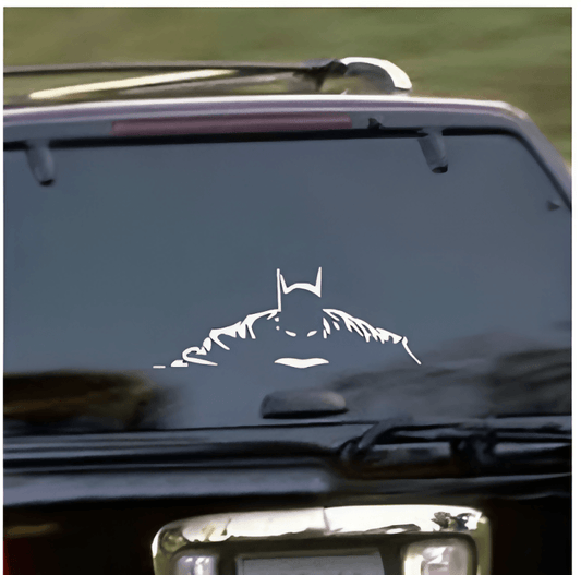 Batman Car Stickers Batman Car Window white sticker Accessories Vinyl Decals Creative Decals Design Waterproof Auto Tuning Styling Bumper Truck Decal Vinyl car sticker - ValueBox