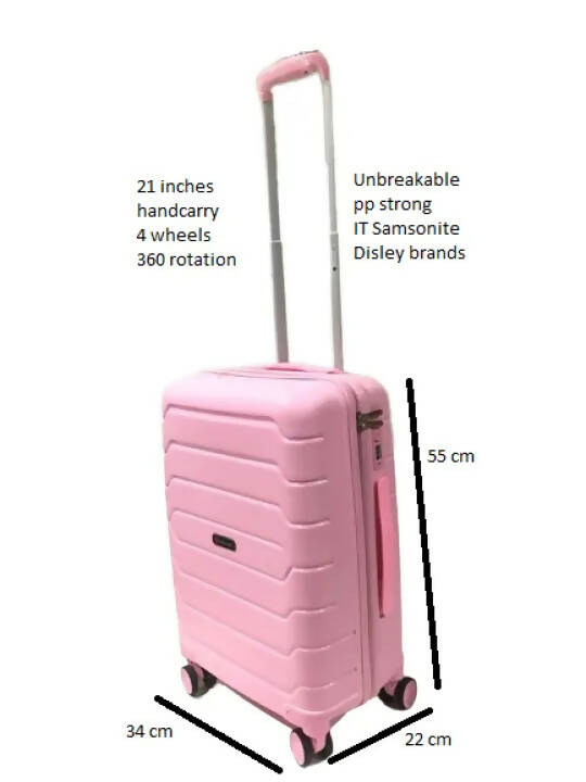 Small 21 iinch handcarry size trolly bag / Cabin size travel suitcase / Imported luggage for flights