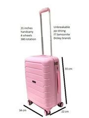Small 21 iinch handcarry size trolly bag / Cabin size travel suitcase / Imported luggage for flights