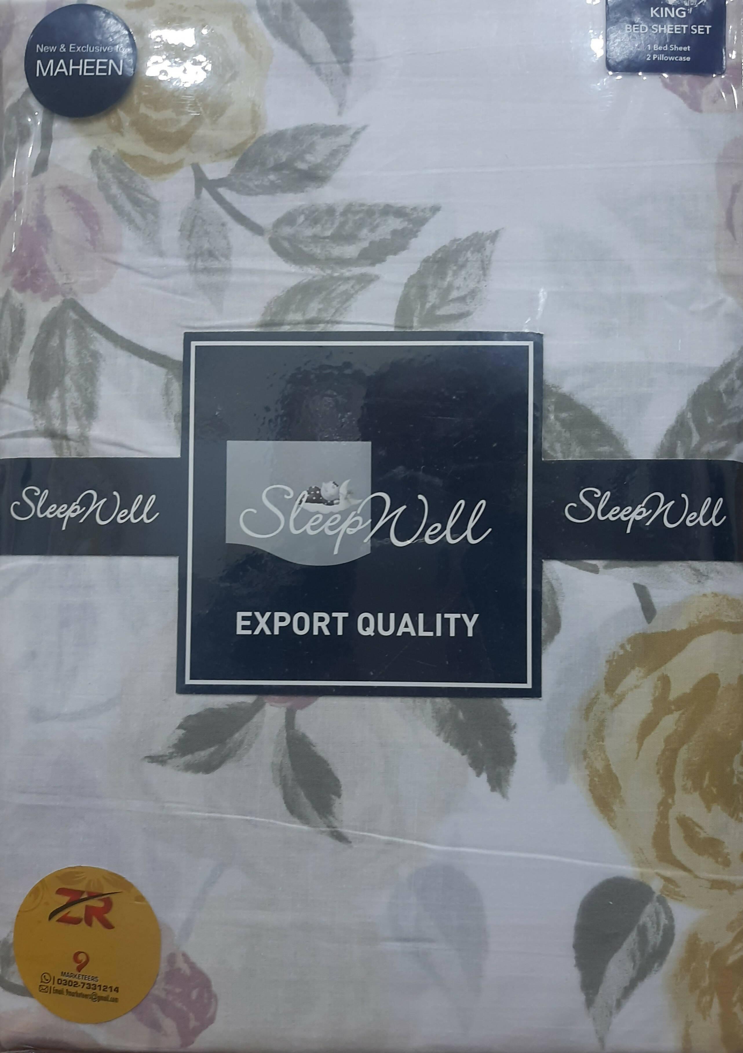 BED SHEET DOUBLE EXPORT QUALITY 0024 - ValueBox