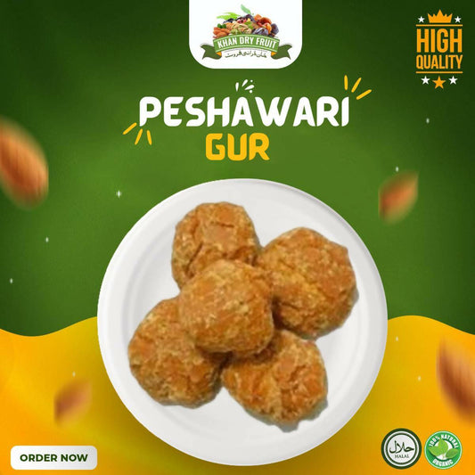 Pure Peshawari Gur [ 1000gm Pack ] Without Soda & Colour 100% Puree Dry Fruits