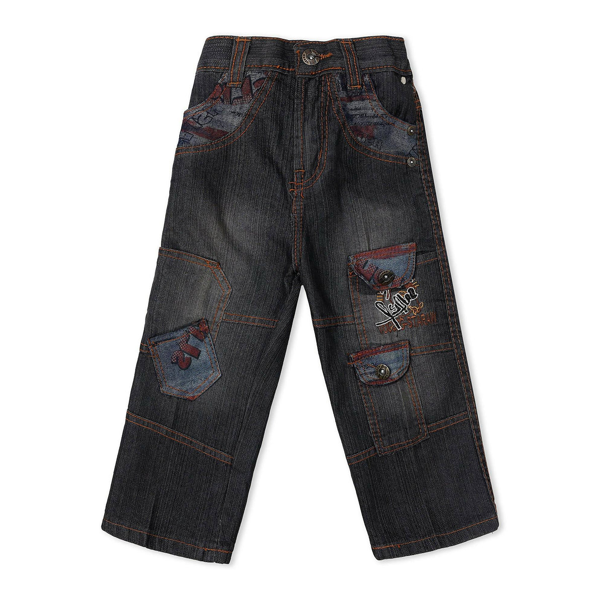 Dark Grey Boys' Jeans