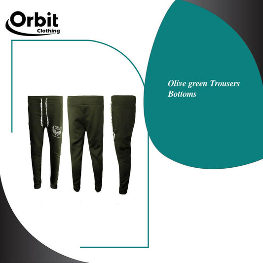 Orbit olive green Trousers Bottoms Best for gyms and Casual wear - ValueBox