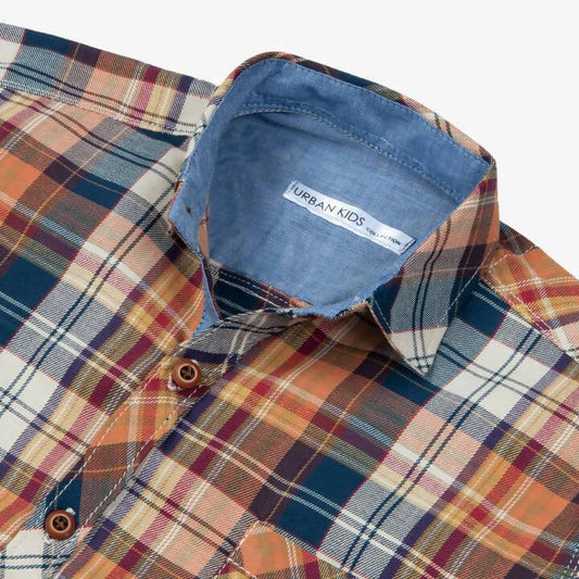 Multi Plaid Check shirt