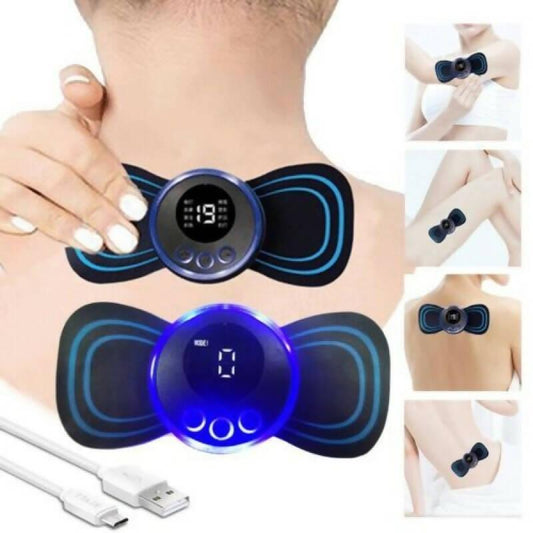 EMS Mini Body Massager for Man and women | High Quality mini neck Massager | EMS butterfly - ValueBox