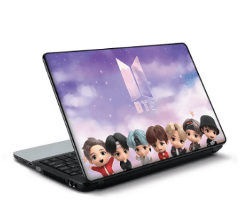 Bts, Bts Army Tinytan, Tiny Tan Laptop Skin Vinyl Sticker Decal, 12 13 13.3 14 15 15.4 15.6 Inch Laptop Skin Sticker Cover Art Decal Protector Fits All Laptops - ValueBox