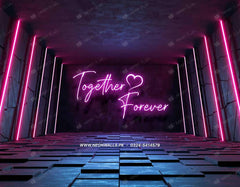 Together ❤️ Forever Couple Neon Sign - Neon Light - ValueBox