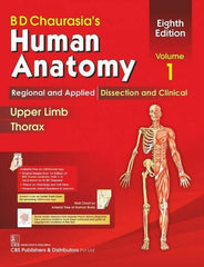 Human Anatomy Upper Limb Tharax By Bd Chaurasia Vol 1 (9th Edition) - ValueBox