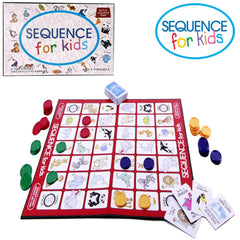 Sequence For Kids Rectangular Box - Board Game For Kids - ValueBox