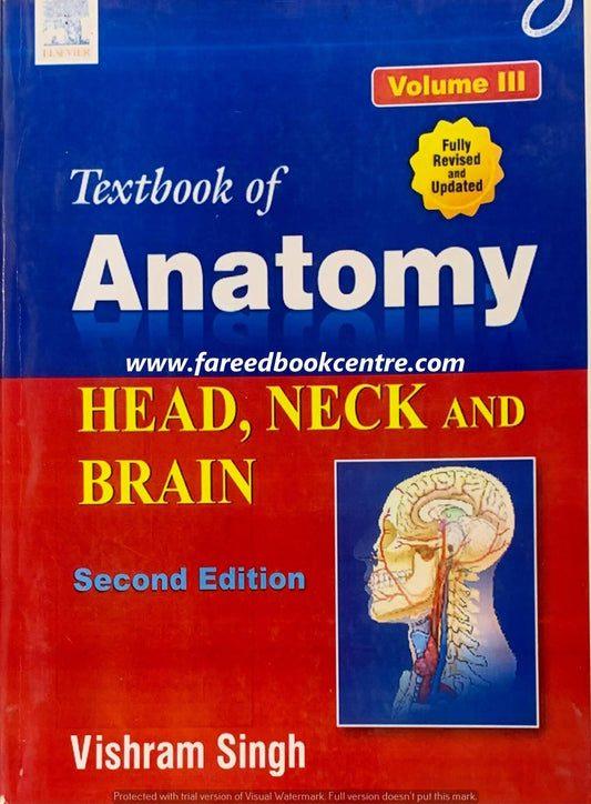 Textbook Of Anatomy By Vishram Singh Vol 3 Matt Paper - ValueBox