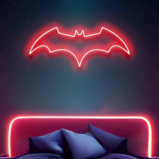 Neon Light Batman Sign - Embrace the Dark Knight with Neon Brilliance - ValueBox