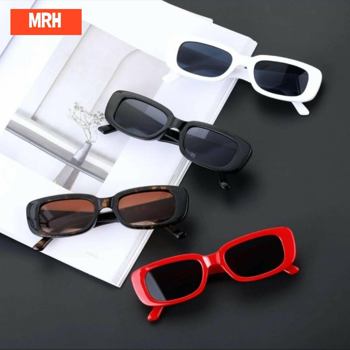 Classic Rectangle Frame Sunglasses