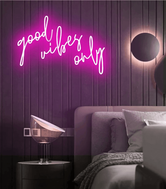 Good Vibes Only Neon Sign - Neon Lights