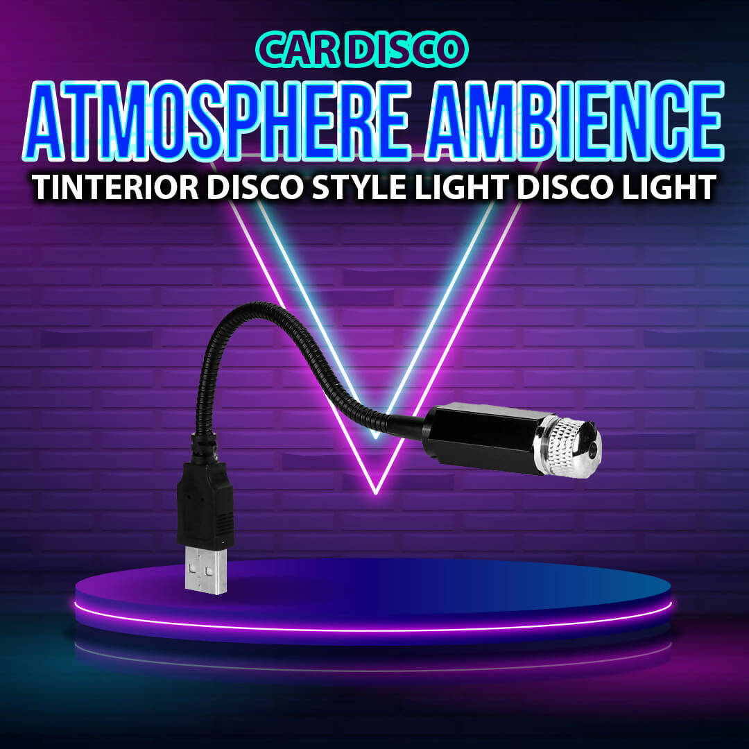 Car Disco Atmosphere Ambience - Interior Disco Style Light Disco Light