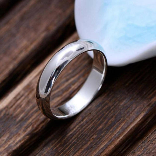 Silver Titanium Challa Ring for Men